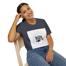 Load image into Gallery viewer, Let&#39;s Just Rock Unisex Softstyle T-Shirt XS / Heather Navy Printify T-Shirt - Tracy McCrackin Photography