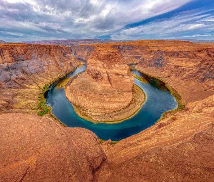 Celebrate Serenity: Horseshoe Bend River in Black and White Giclee / Colored / 8 x 24 Tracy McCrackin Photography GiclŽe - Tracy McCrackin Photography