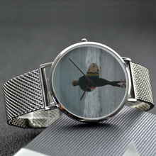 Load image into Gallery viewer, Surf’s Up - Waterproof Quartz Stainless Steel Band Watch Printy6 Lifestyle - Tracy McCrackin Photography