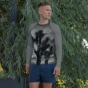 Joshua Tree Unisex Rash Guard (B&W) XS Tracy McCrackin Photography Clothing - Tracy McCrackin Photography