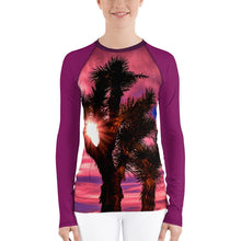 Load image into Gallery viewer, Joshua Tree Unisex Rash Guard (Pink) - California XS Tracy McCrackin Photography - Tracy McCrackin Photography