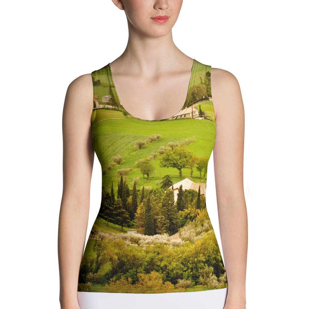 Italian Gardens Tank Top XS Printful Clothing - Tracy McCrackin Photography