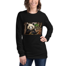 Load image into Gallery viewer, Panda Love Long Sleeve Tee Giclee / White / XS Printful Clothing - Tracy McCrackin Photography