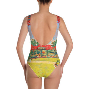 Garden Escape One-Piece Swimsuit XS Tracy McCrackin Photography - Tracy McCrackin Photography