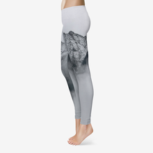 Load image into Gallery viewer, Mountain Mist Temp Control Cotton Leggings S Printy6 Clothing - Tracy McCrackin Photography