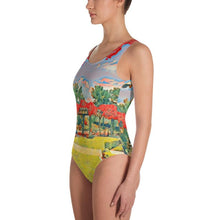 Load image into Gallery viewer, Garden Escape One-Piece Swimsuit XS Tracy McCrackin Photography - Tracy McCrackin Photography