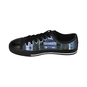 Beach Pier Men's Sneakers Black / US 9 Printify Clothing - Tracy McCrackin Photography