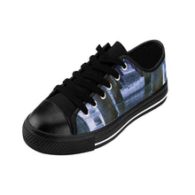 Load image into Gallery viewer, Beach Pier Men&#39;s Sneakers Black / US 9 Printify Clothing - Tracy McCrackin Photography