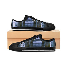 Load image into Gallery viewer, Beach Pier Men&#39;s Sneakers Black / US 9 Printify Clothing - Tracy McCrackin Photography