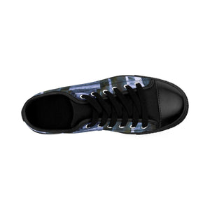 Beach Pier Men's Sneakers Black / US 9 Printify Clothing - Tracy McCrackin Photography