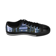 Load image into Gallery viewer, Beach Pier Men&#39;s Sneakers Black / US 9 Printify Clothing - Tracy McCrackin Photography