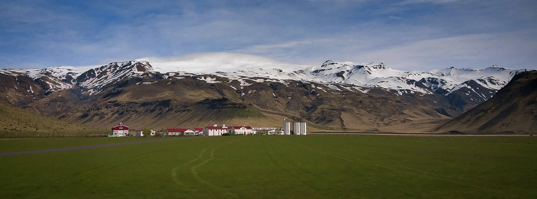 Emerald Dreams: Captivating Iceland Farmlands in Spring Gallery Wrap / Colored / 10 x 20 Tracy McCrackin Photography Wall art - Tracy McCrackin Photography