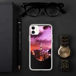 Hong Kong Ruby Sky iPhone Case Tracy McCrackin Photography - Tracy McCrackin Photography