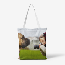 Load image into Gallery viewer, Humorous Photography Canvas Tote Bags White / 13&#39;&#39; x 15&#39;&#39; Printy6 Bags - Tracy McCrackin Photography