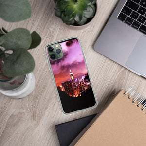 Hong Kong Ruby Sky iPhone Case Tracy McCrackin Photography - Tracy McCrackin Photography