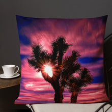 Load image into Gallery viewer, Joshua Tree Moonlit Sky Premium Pillow Tracy McCrackin Photography Home Decor - Tracy McCrackin Photography