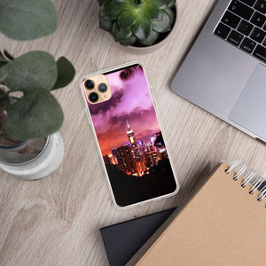 Hong Kong Ruby Sky iPhone Case Tracy McCrackin Photography - Tracy McCrackin Photography