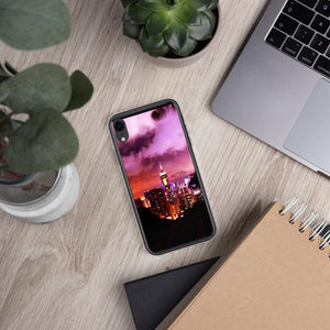 Hong Kong Ruby Sky iPhone Case Tracy McCrackin Photography - Tracy McCrackin Photography