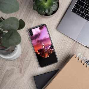 Hong Kong Ruby Sky iPhone Case Tracy McCrackin Photography - Tracy McCrackin Photography