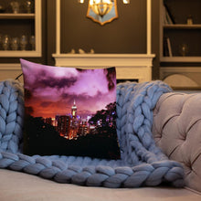 Load image into Gallery viewer, Ruby Nightscape Pillows 18×18 Printful Home Decor - Tracy McCrackin Photography