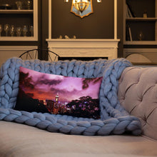 Load image into Gallery viewer, Ruby Nightscape Pillows 20×12 Printful Home Decor - Tracy McCrackin Photography