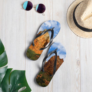 Red Rocks Flip-Flops S Tracy McCrackin Photography Shoes - Tracy McCrackin Photography