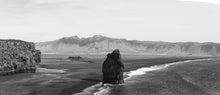 Load image into Gallery viewer, Arctic Marvel: Iceland&#39;s Black Sandy Beaches Panorama Tracy McCrackin Photography Wall art - Tracy McCrackin Photography