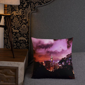 Ruby Nightscape Pillows Printful Home Decor - Tracy McCrackin Photography