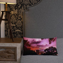 Load image into Gallery viewer, Ruby Nightscape Pillows Printful Home Decor - Tracy McCrackin Photography