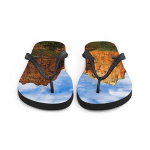 Red Rocks Flip-Flops S Tracy McCrackin Photography Shoes - Tracy McCrackin Photography