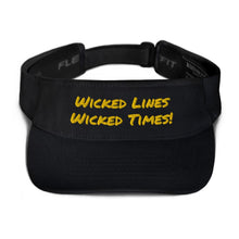 Load image into Gallery viewer, Wicked Times Rock Climbing Visor Giclee / Black Tracy McCrackin Photography - Tracy McCrackin Photography