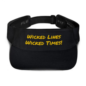 Wicked Times Rock Climbing Visor Giclee / Black Tracy McCrackin Photography - Tracy McCrackin Photography