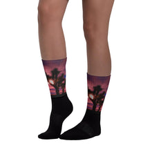 Load image into Gallery viewer, Joshua Tree Moonlit Socks - California XL Tracy McCrackin Photography - Tracy McCrackin Photography