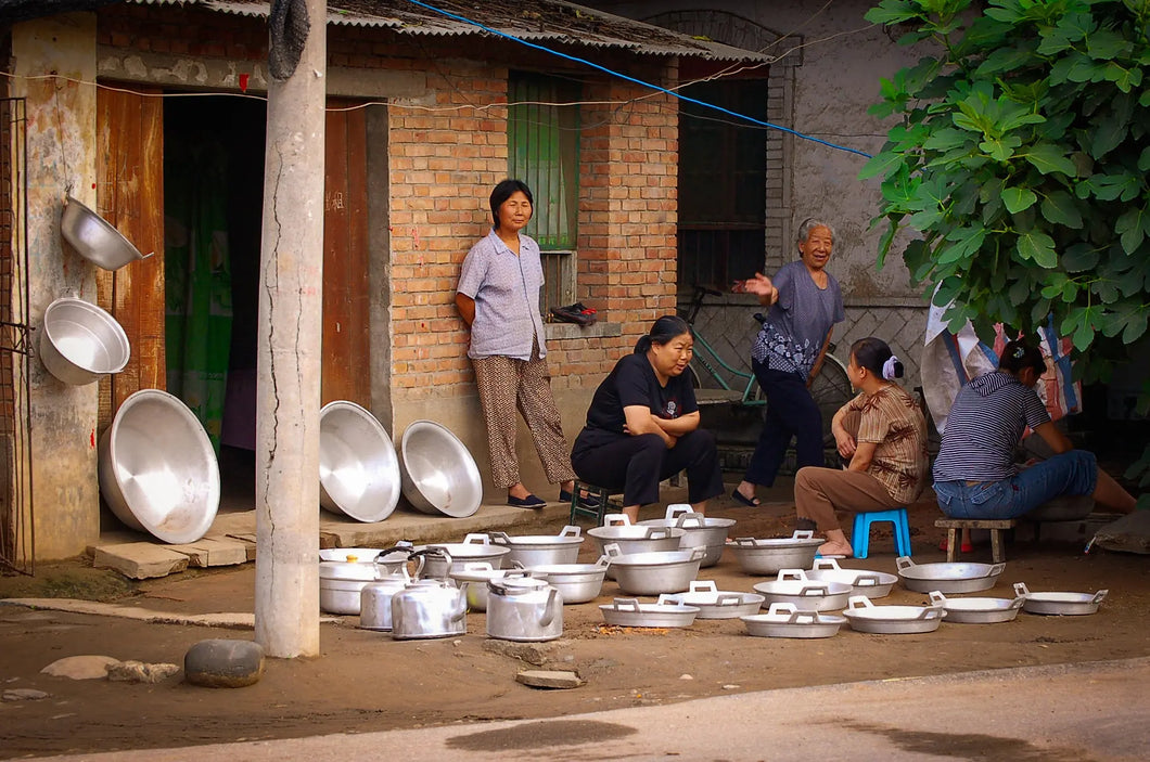 Everyday Life: Women Merchants in a Rural Chinese Neighborhood Giclee / Colored / 5 x 7 Tracy McCrackin Photography Wall art - Tracy McCrackin Photography