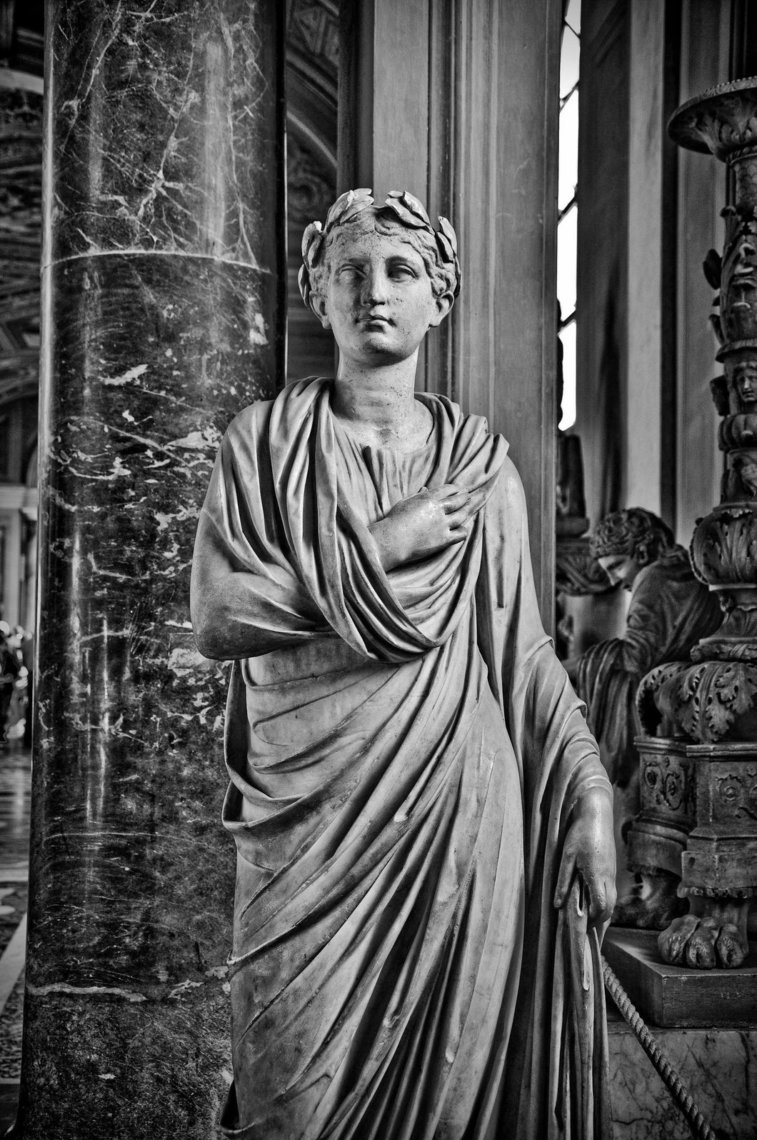 roman-statue-3 Giclee / B&W / 5 x 7 Tracy McCrackin Photography - Tracy McCrackin Photography