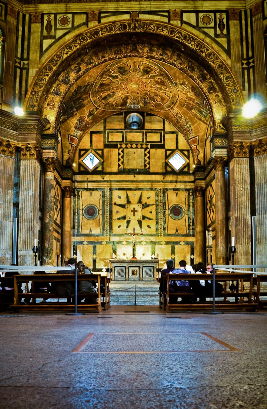 Sanctuary of Serenity: The Florence Baptistery Ancient Altar Giclee / Colored / 5 x 7 Tracy McCrackin Photography Wall art - Tracy McCrackin Photography