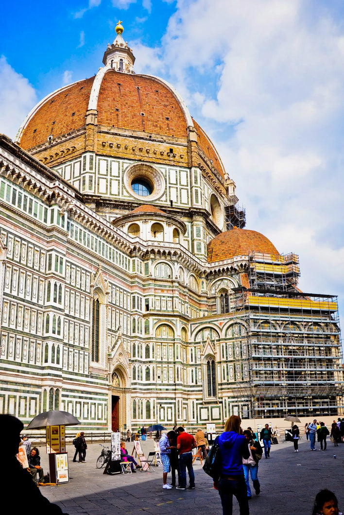 Iconic Florence: Street View of the Cathedral and Dome Giclee / Colored / 8 x 10 Tracy McCrackin Photography Wall art - Tracy McCrackin Photography