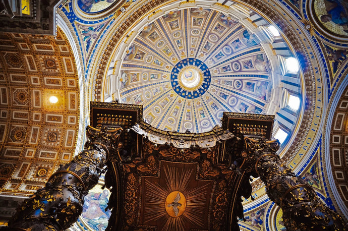 Divine Splendor: The Dome of Saint Peter's Basilica Tracy McCrackin Photography Wall art - Tracy McCrackin Photography