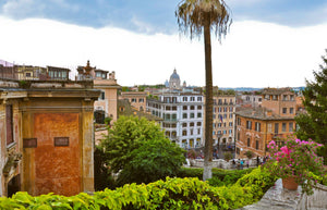 Elegance Unveiled: View From The Spanish Steps In Rome Giclee / Colored / 8 x 10 Tracy McCrackin Photography Wall art - Tracy McCrackin Photography