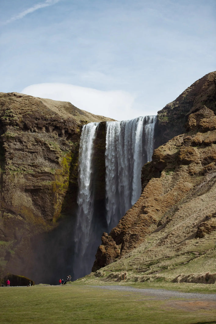 Cascading Wonder: Geysellera Waterfalls of Iceland Tracy McCrackin Photography Wall art - Tracy McCrackin Photography