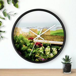 Beach Time Wall clock - Carmel, California Printify Home Decor - Tracy McCrackin Photography