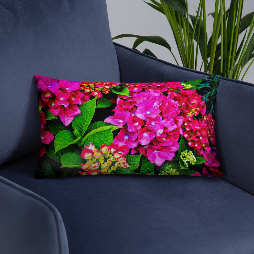 Floral Garden Pillows Giclee / 20×12 Printful Home Decor - Tracy McCrackin Photography