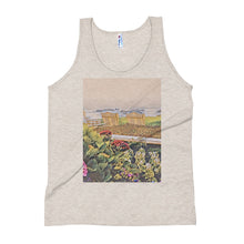 Load image into Gallery viewer, Peaceful Escape Unisex Tank Top - Carmel, California Giclee / Tri-Oatmeal / XS Tracy McCrackin Photography - Tracy McCrackin Photography