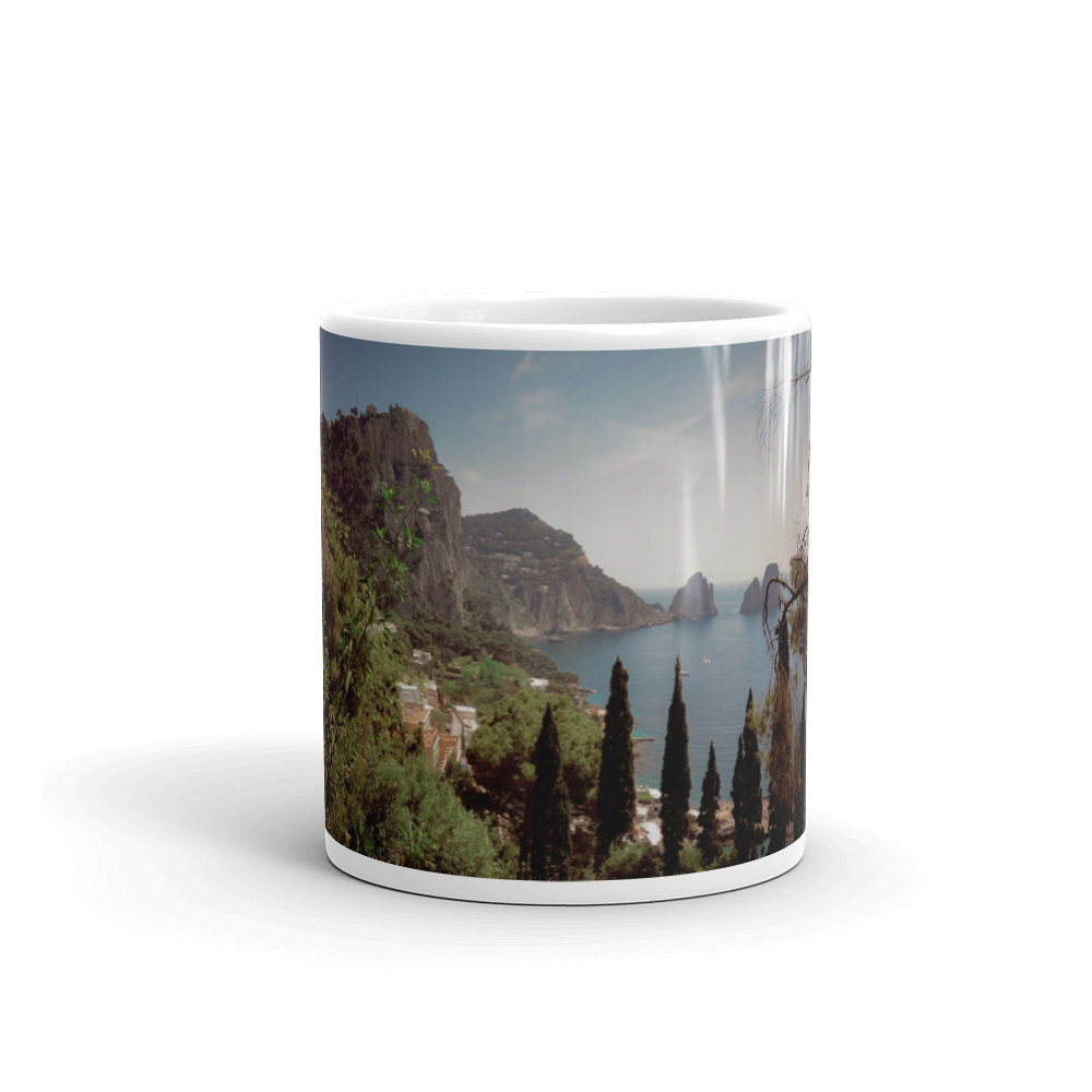 Capri Italy's Famous Beaches Mug 11oz Printful Home Decor - Tracy McCrackin Photography