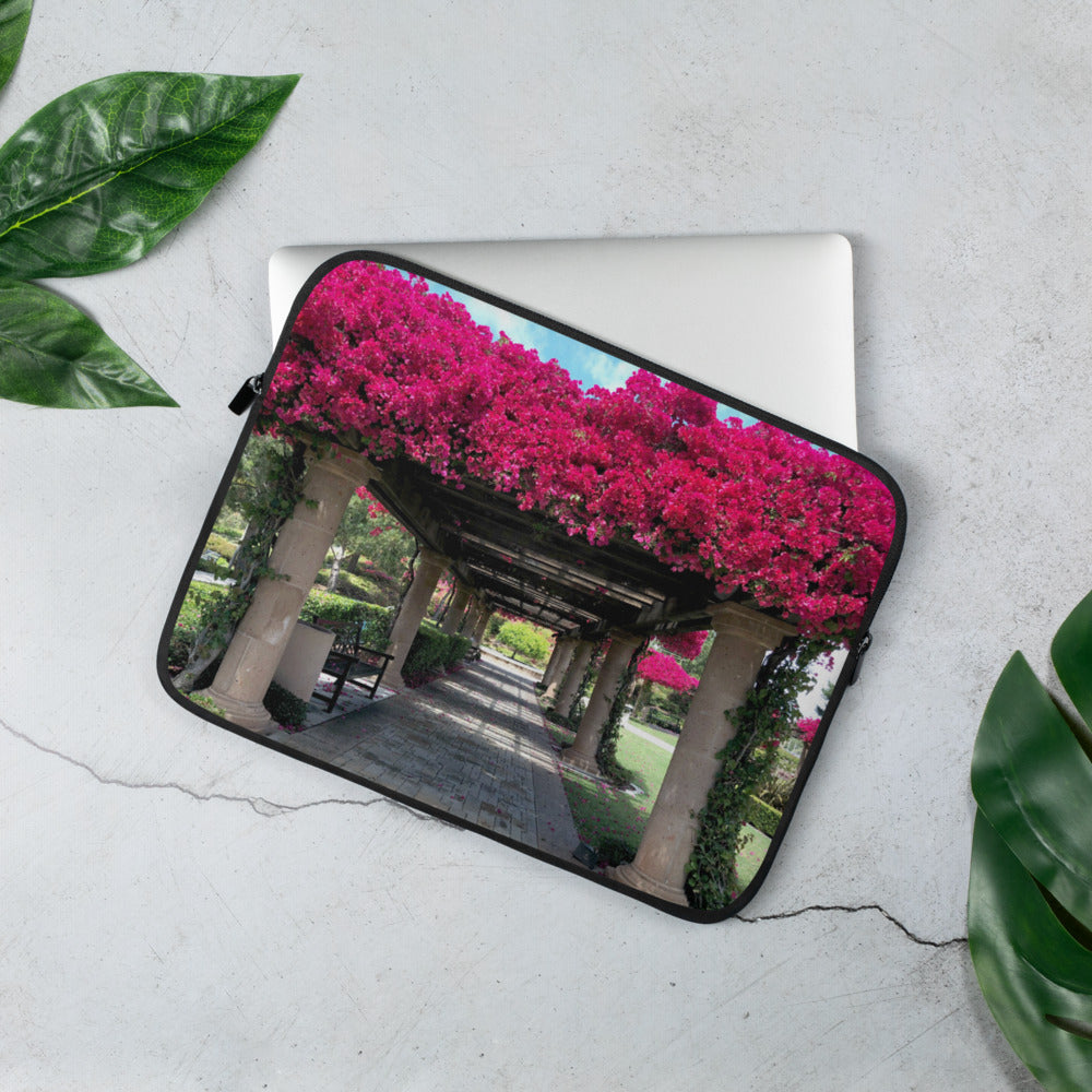 Garden Entrance Laptop Sleeve 13 in Tracy McCrackin Photography - Tracy McCrackin Photography