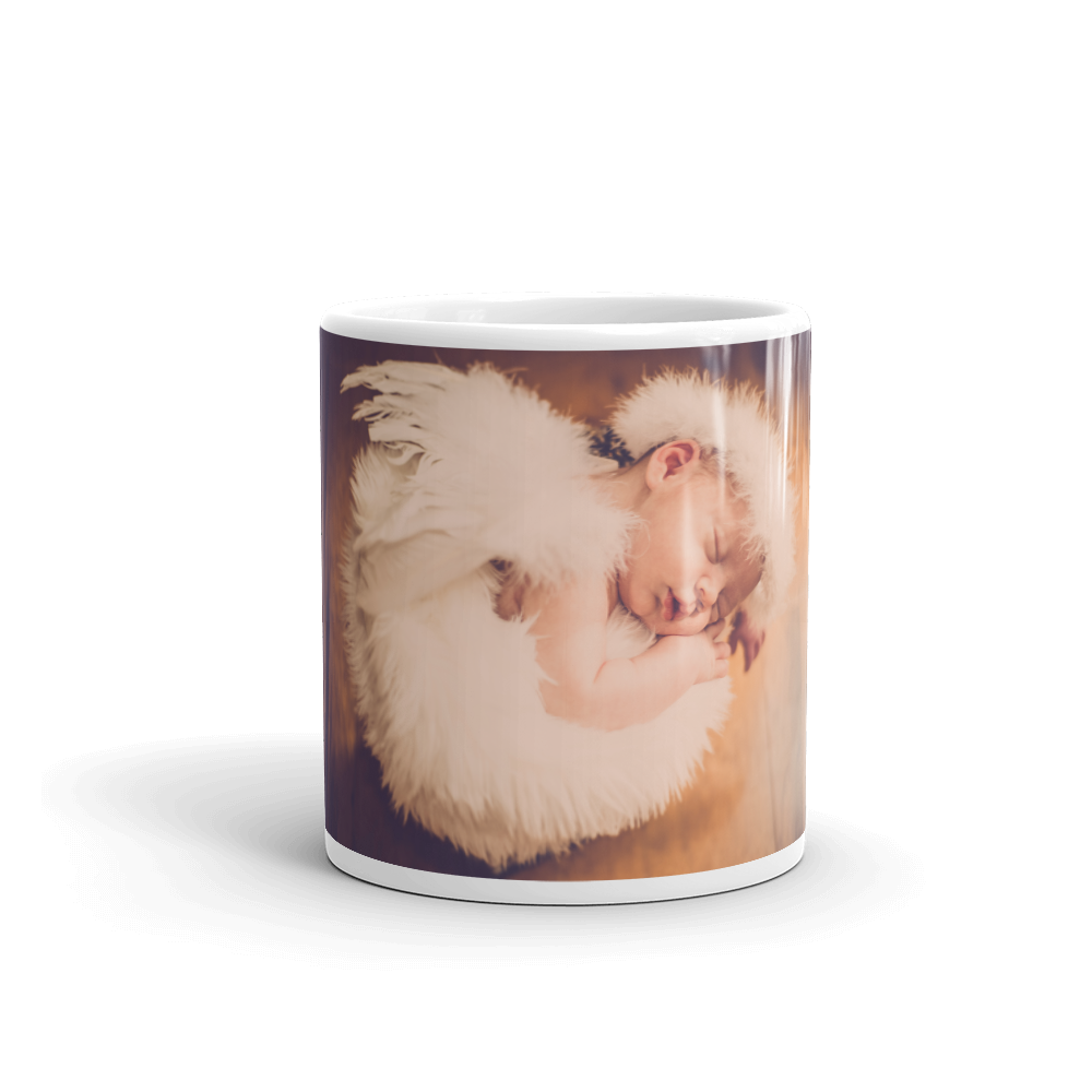 Sleeping Angel Mug Giclee / 11oz Printful Home Decor - Tracy McCrackin Photography