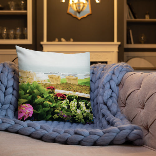 Seaside Escape Pillows - Camel, California 18×18 Printful Home Decor - Tracy McCrackin Photography