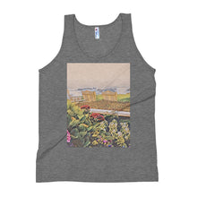 Load image into Gallery viewer, Peaceful Escape Unisex Tank Top - Carmel, California Giclee / Athletic Grey / XS Tracy McCrackin Photography - Tracy McCrackin Photography