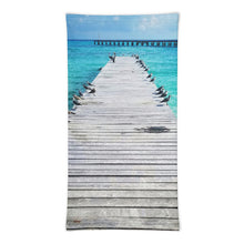 Load image into Gallery viewer, Coastal Paradise Face Mask/Neck Gaiter - Cancun, Mexico Default Title Tracy McCrackin Photography Clothing - Tracy McCrackin Photography